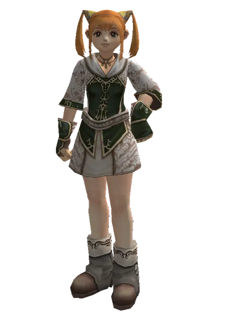 Divine Set on a female Dwarf, front view