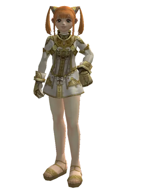 Majestic Robe Set on a female Dwarf, front view