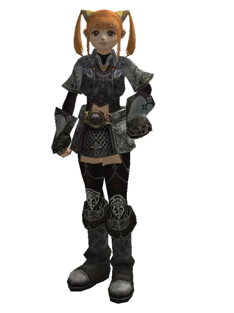 Tallum Set on a female Dwarf, front view