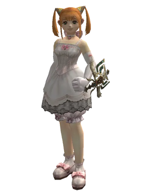 Dynasty Sigil on a female Dwarf, front view
