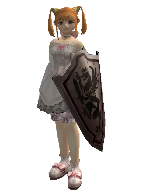 Eldarake on a female Dwarf, front view