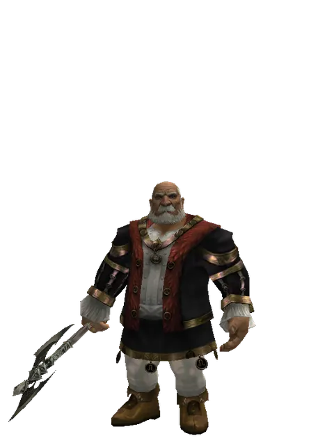 Deadman's Glory on a male Dwarf, front view