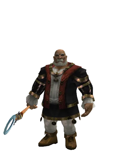 O Stick - 30-day limited period on a male Dwarf, front view