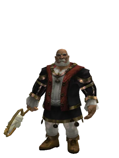 Scissors Stick - 30-day limited period on a male Dwarf, front view