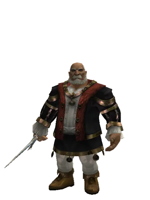 Wizard's Tear on a male Dwarf, front view