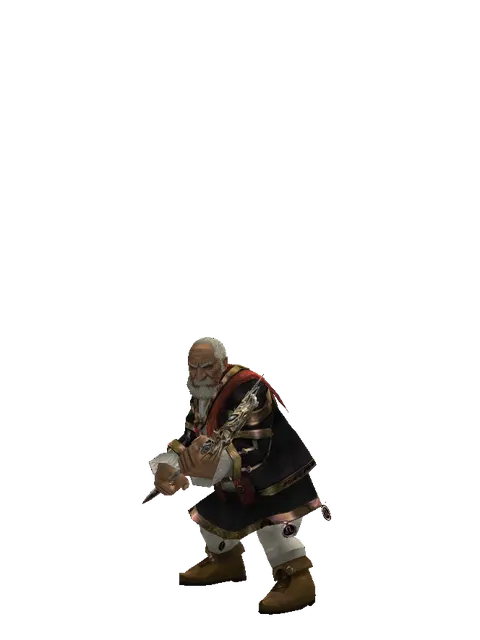 Infinity Scepter on a male Dwarf, front view
