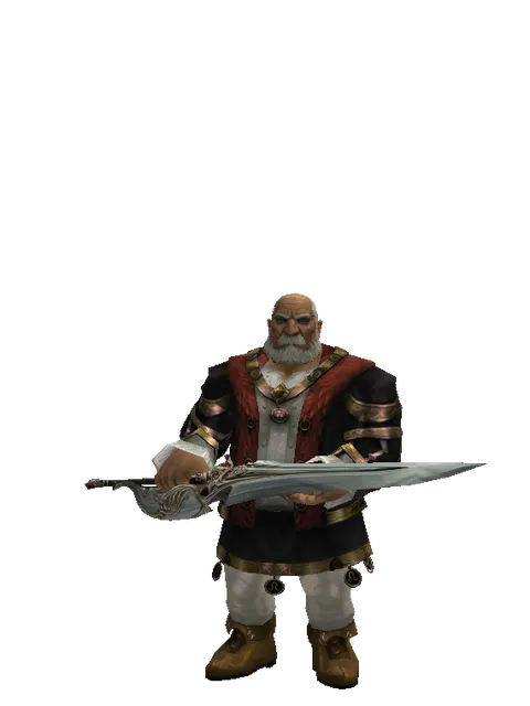 Dynasty Blade on a male Dwarf, front view