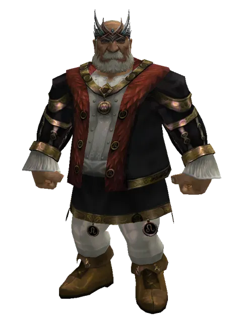 AU Karm on a male Dwarf, front view
