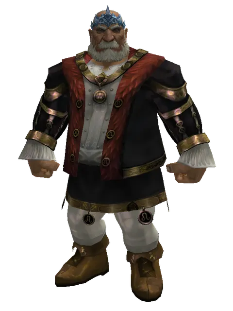 Circlet of Ice Fairy Sirra on a male Dwarf, front view
