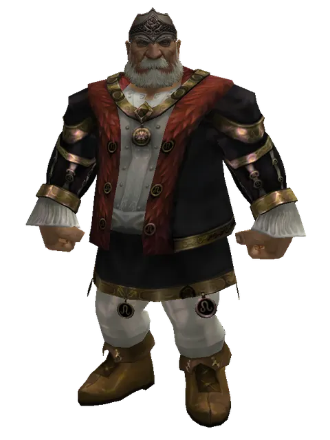 Circlet of Rune on a male Dwarf, front view