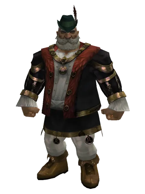 Dapper Cap on a male Dwarf, front view