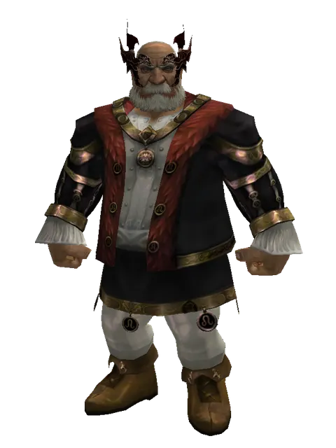 Demon Circlet on a male Dwarf, front view