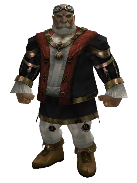 Dwarven Circlet on a male Dwarf, front view