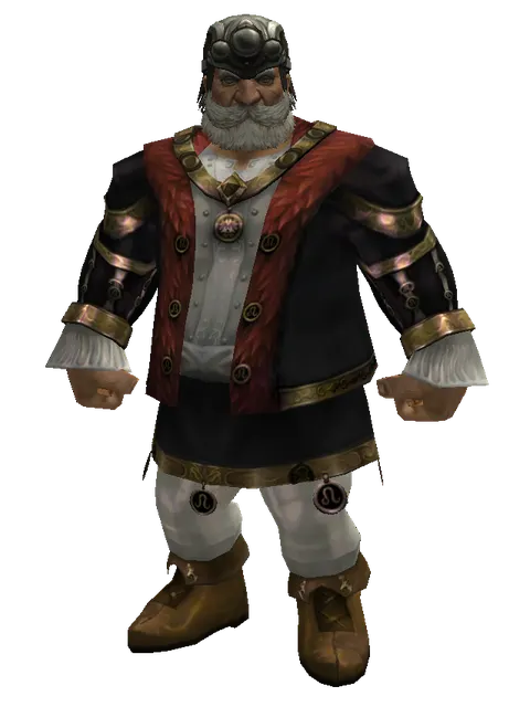 Improved Mining Hat (?) on a male Dwarf, front view