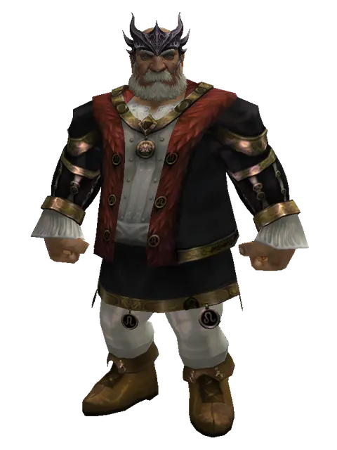 Iron Circlet on a male Dwarf, front view
