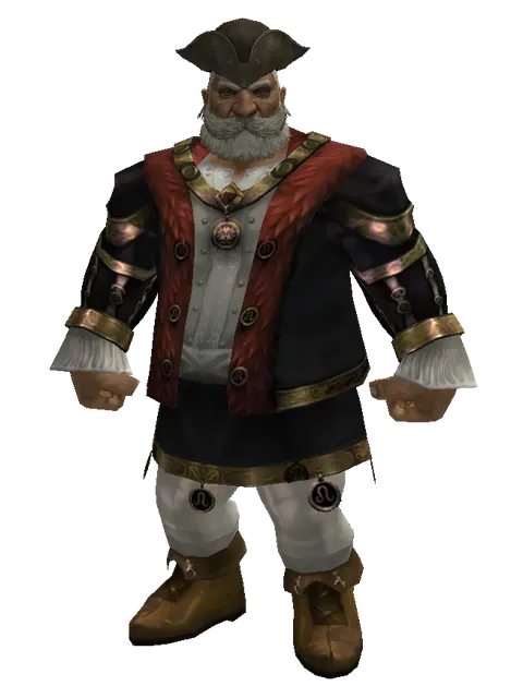 Leather Cap on a male Dwarf, front view
