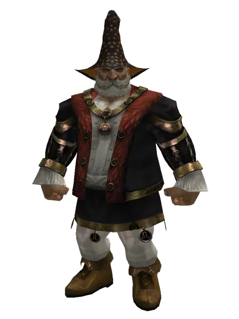 Magic Hat (?) on a male Dwarf, front view