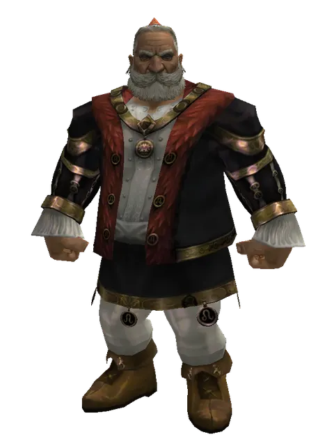 Party Hat on a male Dwarf, front view
