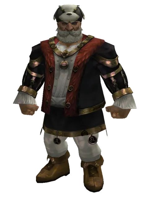Sapsari Hat (?) on a male Dwarf, front view
