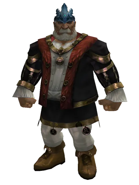 Innadril Circlet of Valor (?) on a male Dwarf, front view