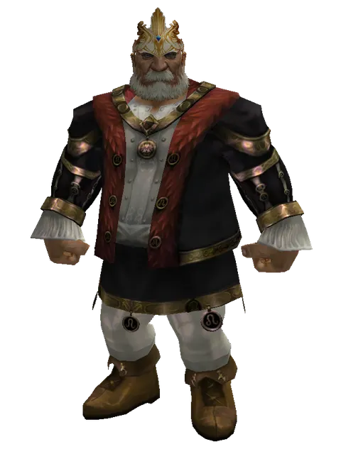 Aden Circlet of Valor (?) on a male Dwarf, front view