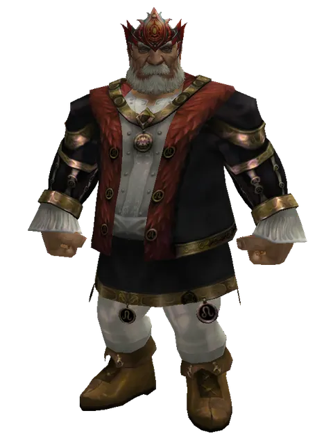 Dion Circlet of the Marksman (?) on a male Dwarf, front view