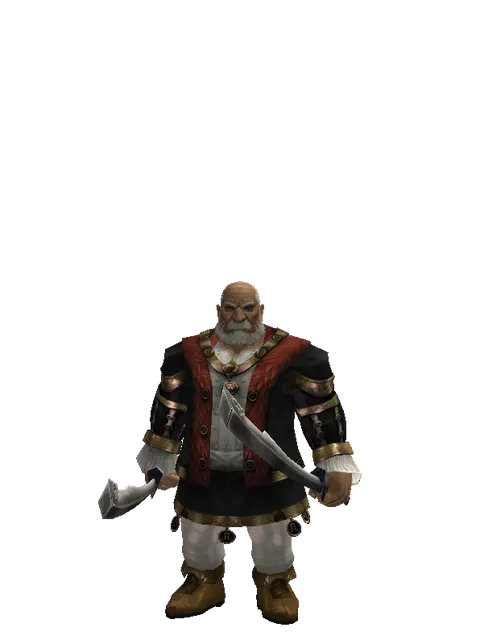 Crimson Sword*Crimson Sword on a male Dwarf, front view
