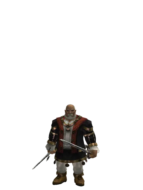 Keshanberk*Keshanberk on a male Dwarf, front view
