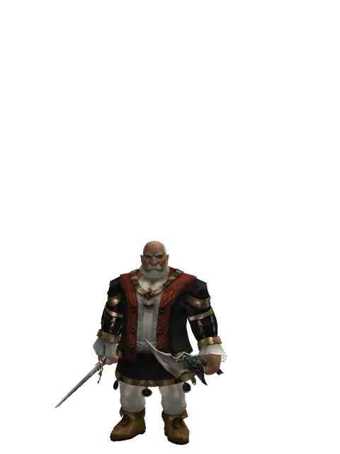Raid Sword*Sword of Limit on a male Dwarf, front view