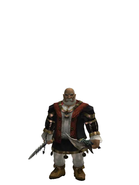 Stormbringer*Sword of Limit on a male Dwarf, front view