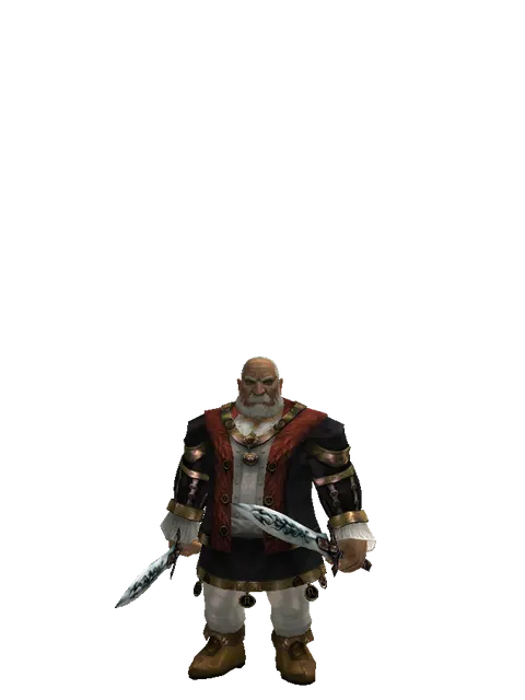 Tsurugi*Tsurugi on a male Dwarf, front view