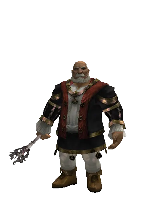 Blood of Saints on a male Dwarf, front view