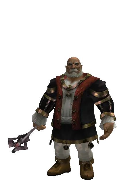 Temptation of Abyss on a male Dwarf, front view