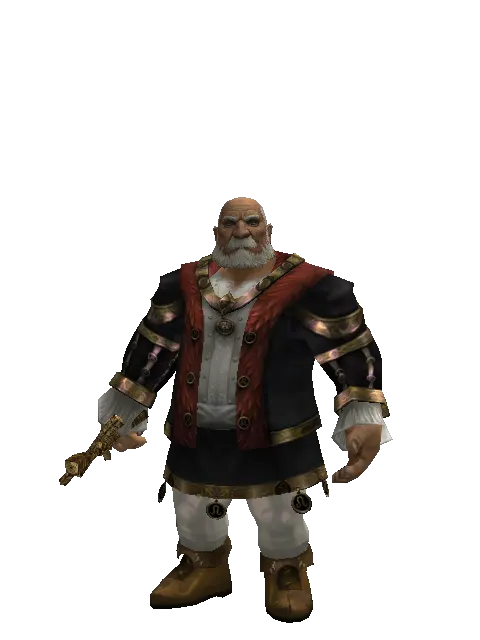 Voodoo Doll on a male Dwarf, front view