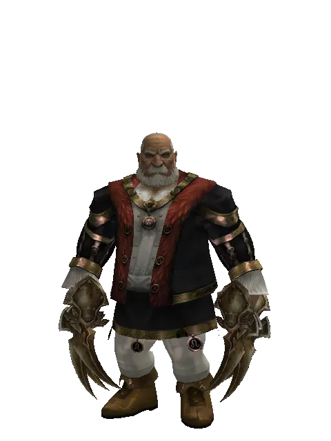 Bagh-Nakh on a male Dwarf, front view