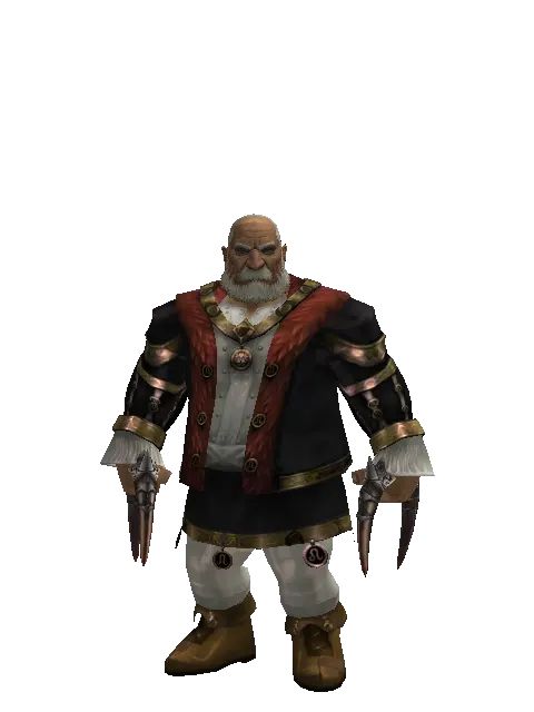 Bich'Hwa on a male Dwarf, front view