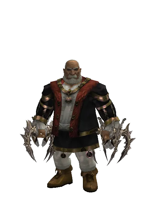 Infinity Fang on a male Dwarf, front view