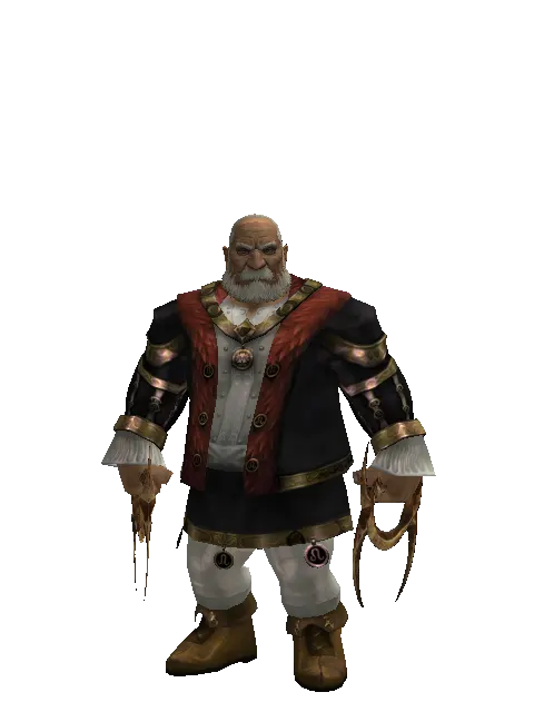 Viper Fang on a male Dwarf, front view