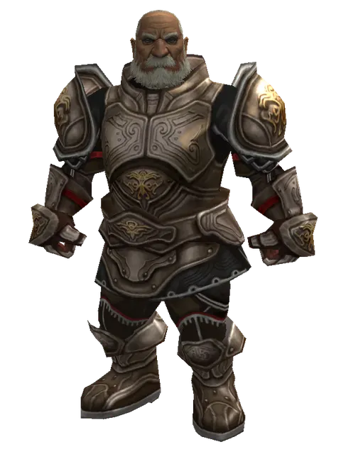 Compound Set on a male Dwarf, front view