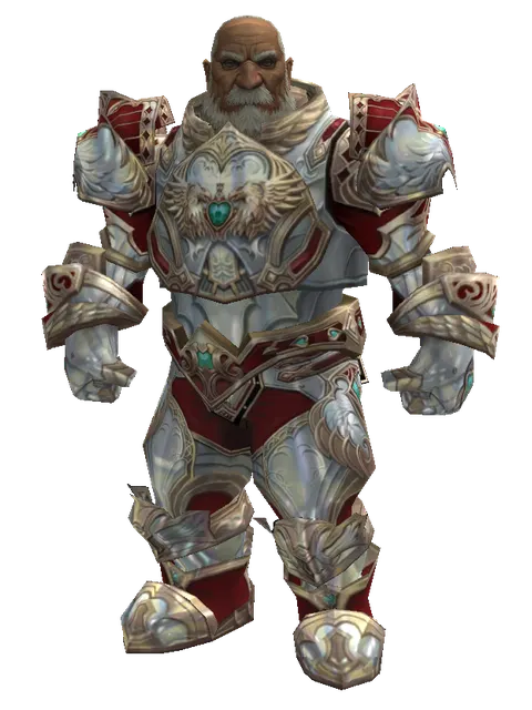 Dynasty (heavy armor) on a male Dwarf, front view