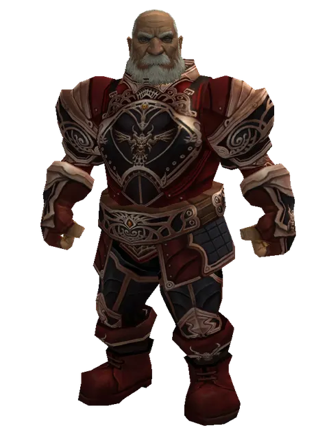 Set of Nightmare on a male Dwarf, front view