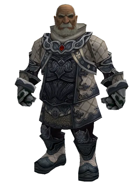 Avadon Leather Set on a male Dwarf, front view