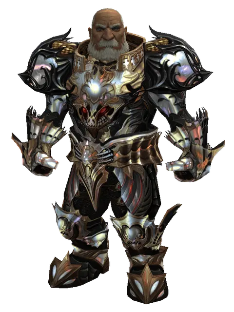 Noble Vesper (light armor) on a male Dwarf, front view