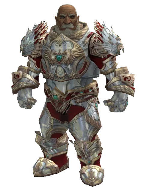 Dynasty Set - Robe on a male Dwarf, front view