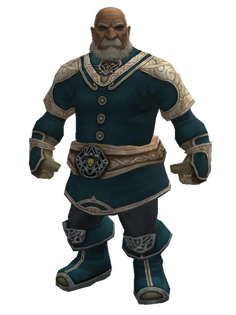 Karmian Set on a male Dwarf, front view