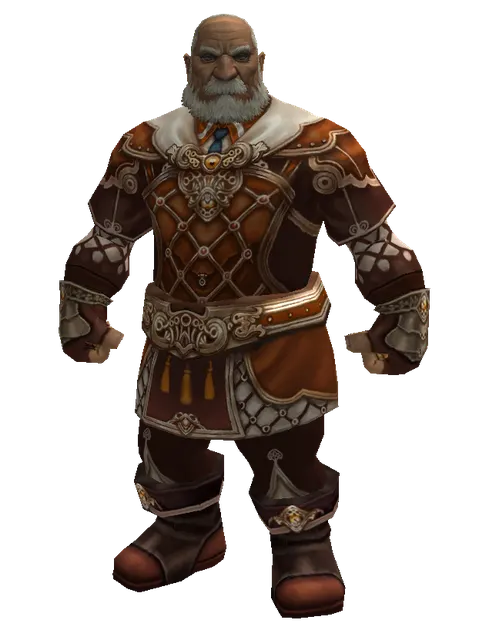 Robe of Nightmare Set on a male Dwarf, front view
