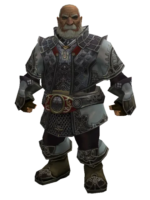 Tallum Set on a male Dwarf, front view