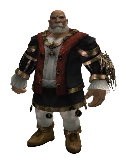 Vesper Sigil on a male Dwarf, front view