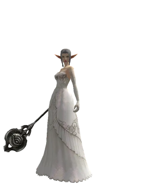 Bonebreaker on a female Elf, front view