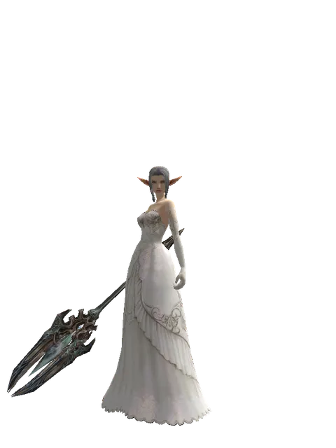 Cabrio's Hand on a female Elf, front view
